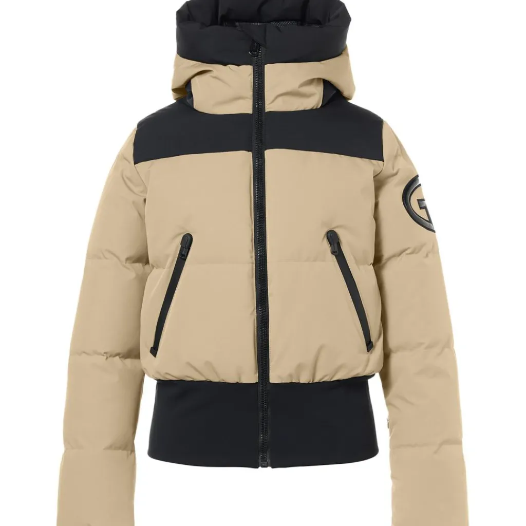 Ski Jassen|Wintersport-Goldbergh VILLAGE winterjas dames caramello