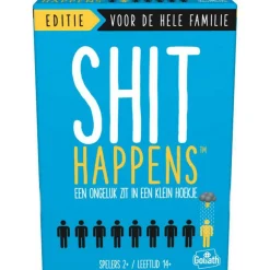 Buitenspelen & Spelletjes-Goliath Shit Happens: Familie Editie kaartspel