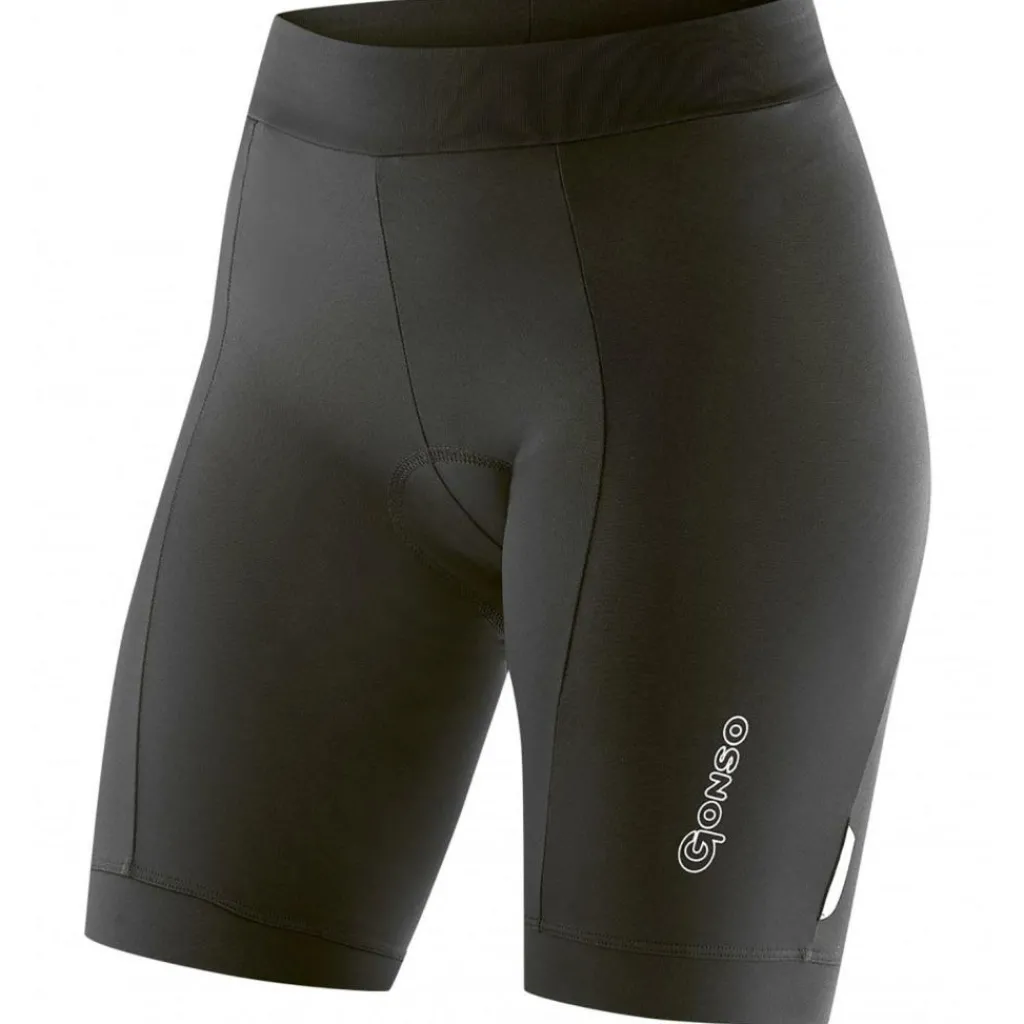 Gonso Lisa fietsbroek dames black< Fietskleding