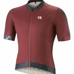 Fietskleding-Gonso Tornale SS FZ fietsshirt heren burnt russet