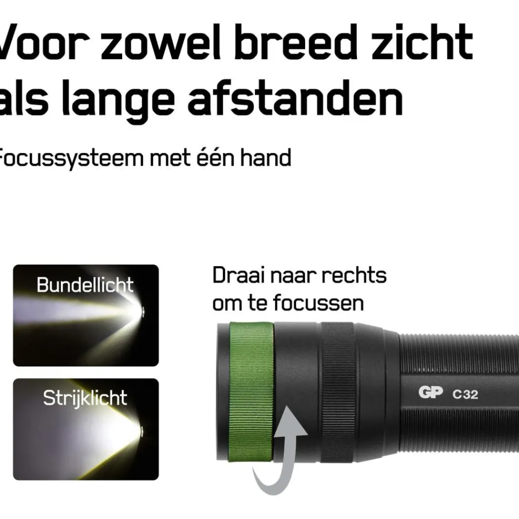Verlichting|Zaklampen-GP Batteries C32 300L zaklamp
