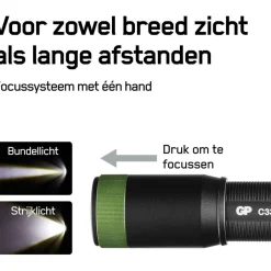 GP Batteries  C33 150L zaklamp< Verlichting|Zaklampen