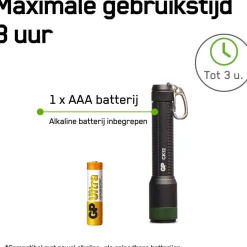 Verlichting|Zaklampen-GP Batteries CK12 20L zaklamp