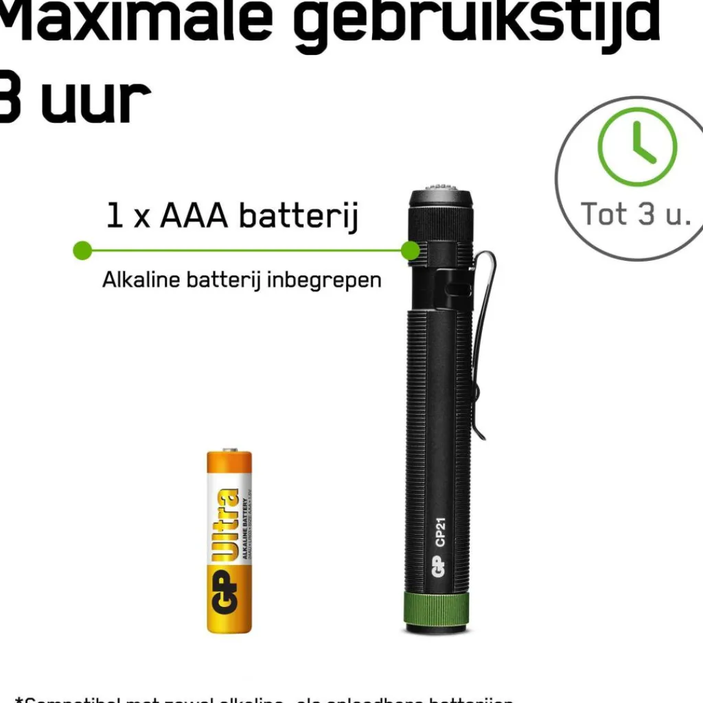 GP Batteries CP21 20L zaklamp< Verlichting|Zaklampen