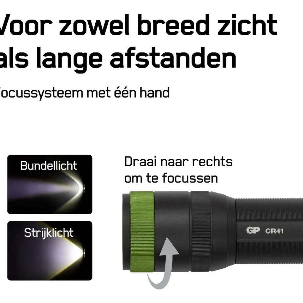 Verlichting|Zaklampen-GP Batteries CR41 650L zaklamp