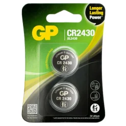 Accu's & Batterijen-GP Batteries Lithium CR2430 knoopcel batterij 2-pack