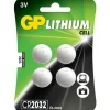 GP Batteries  Lithium CR2032 knoopcel batterij 4-pack< Accu's & Batterijen