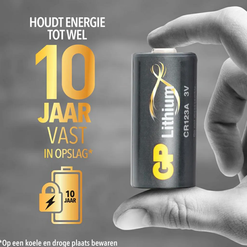 Accu's & Batterijen-GP Batteries Lithium CR123A batterij