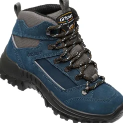 Wandelen|Wandelschoenen-Grisport Rocky Mid wandelschoenen junior blauw