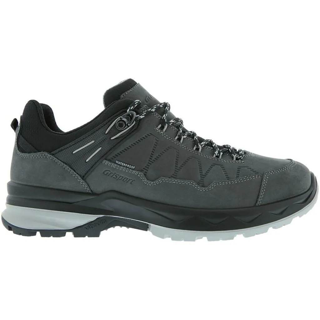Wandelschoenen|Wandelschoenen-Grisport Tampa Low wandelschoenen anthracite