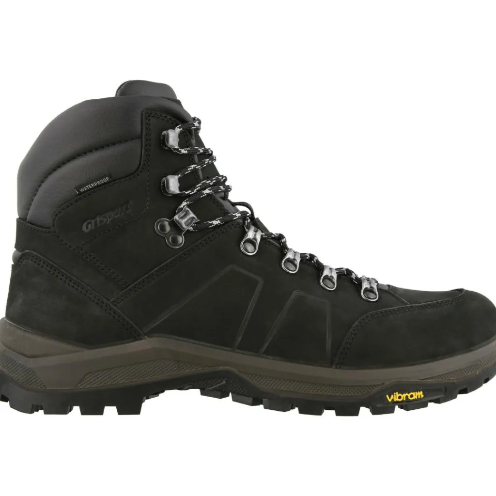 Wandelschoenen|Wandelschoenen-Grisport Utah Mid wandelschoenen heren black