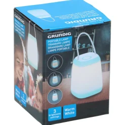 Grundig 871125217625 Draagbare tafellamp wit< Verlichting|Verlichting Batterijen