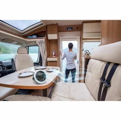 Grundig Campinglamp met ventilator< Ventilators