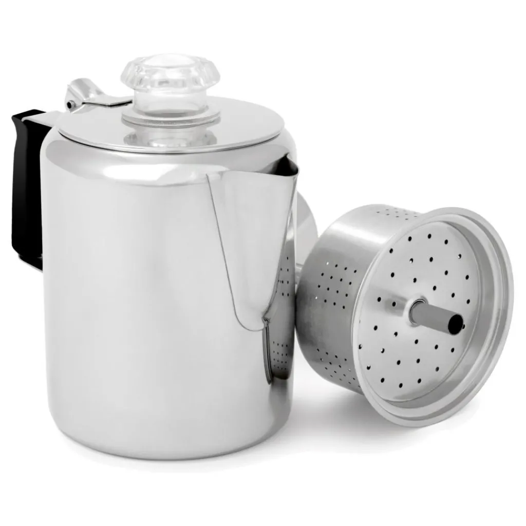 GSI Outdoors Glacier Stainless percolator 3 kops< Keukenapparaten