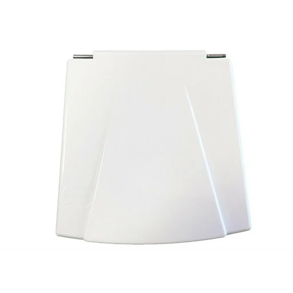 Haba CEE ESB-3 invoerdoos vervangende deksel wit< Camping Elektra