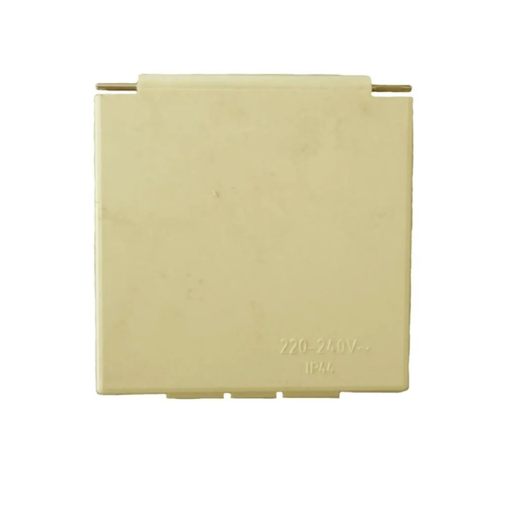 Camping Elektra-Haba CEE invoerdoos vierkant vervangende deksel beige