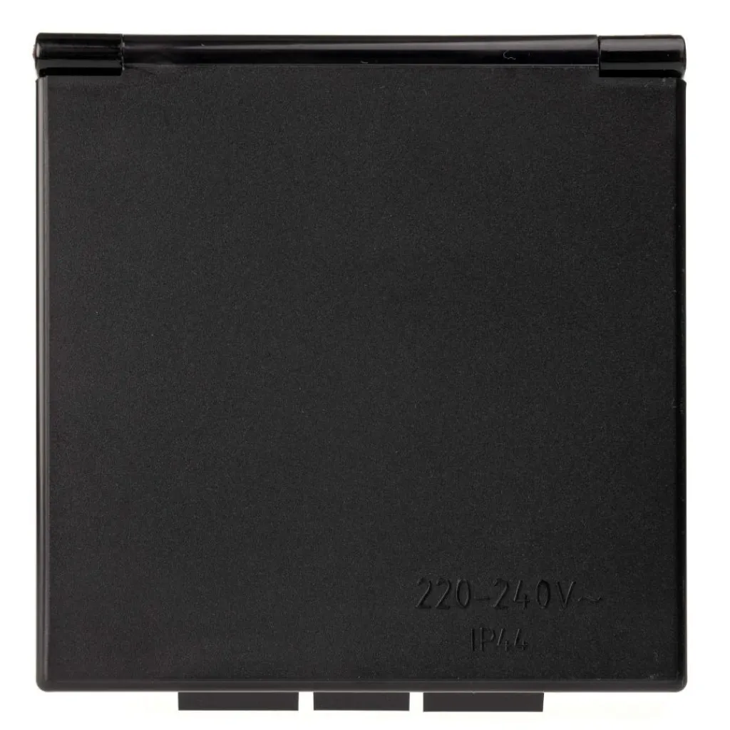 Haba CEE invoerdoos vierkant zwart< Camping Elektra