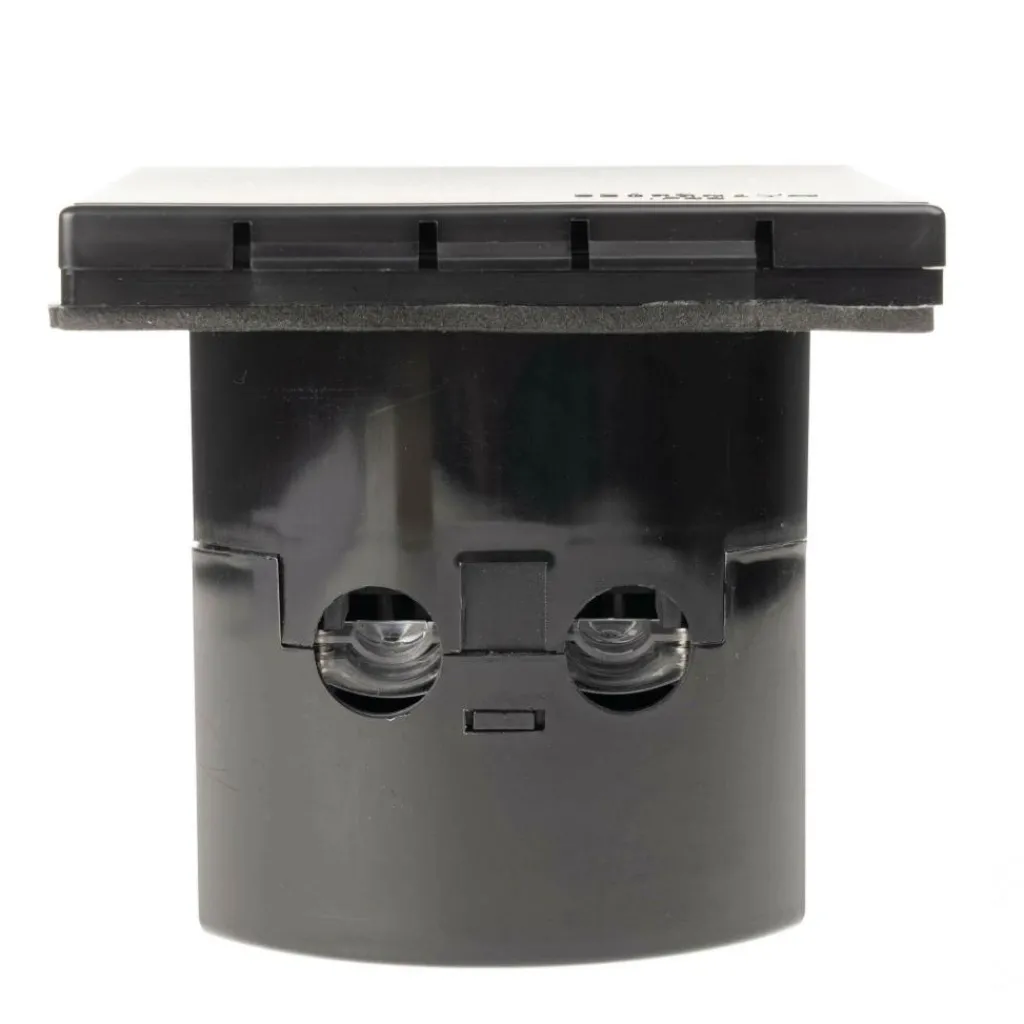 Haba CEE invoerdoos vierkant zwart< Camping Elektra