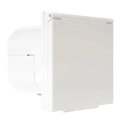 Haba CEE invoerdoos vierkant wit< Camping Elektra