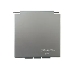 Haba CEE invoerdoos vierkant vervangende deksel zilver< Camping Elektra