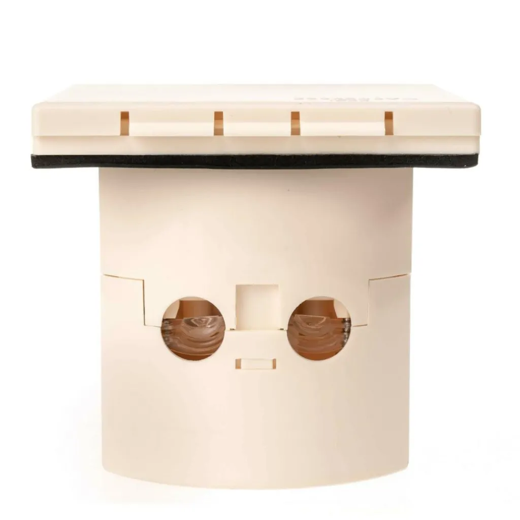 Camping Elektra-Haba CEE invoerdoos vierkant beige