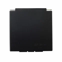 Camping Elektra-Haba CEE invoerdoos vierkant vervangende deksel zwart