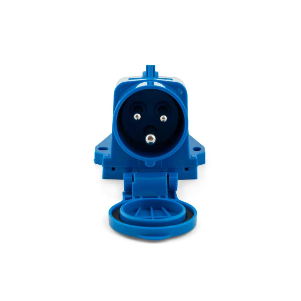 Camping Elektra-Haba CEE-invoerdoos opbouw blauw