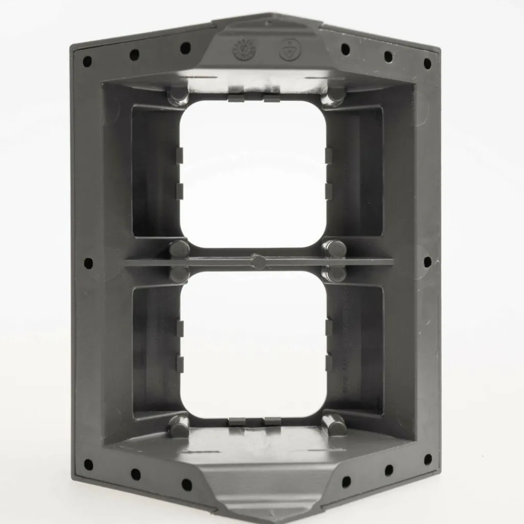 Camping Elektra-Haba C-line afdekraam hoekmodel 2-voudig donkergrijs