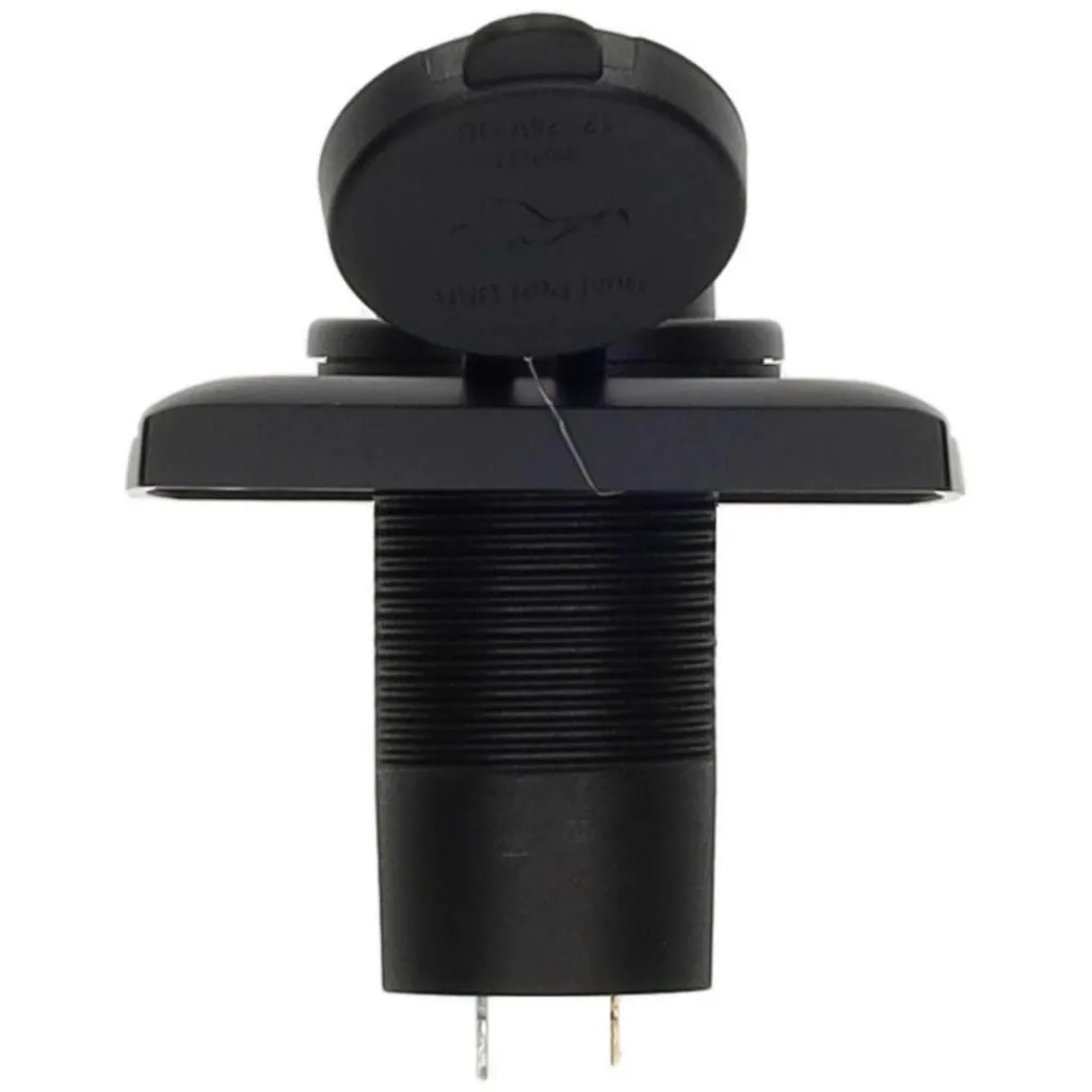 Haba C-line Power Line 2x USB-C PD 36W lader wandcontactdoos met klep black< Camping Elektra