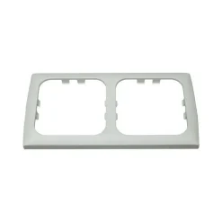 Schakelmateriaal-Haba C-line 2-voudig afdekraam wit