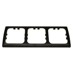 Schakelmateriaal-Haba C-line 3-voudig afdekraam bruin