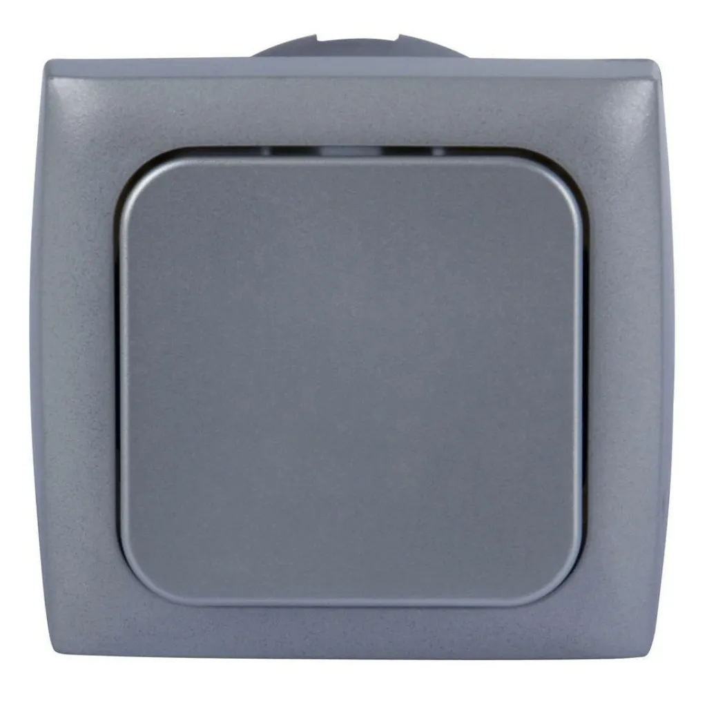 Schakelmateriaal-Haba C-line wipschakelaar zilver