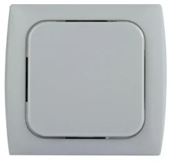 Schakelmateriaal-Haba C-line wipschakelaar grijs