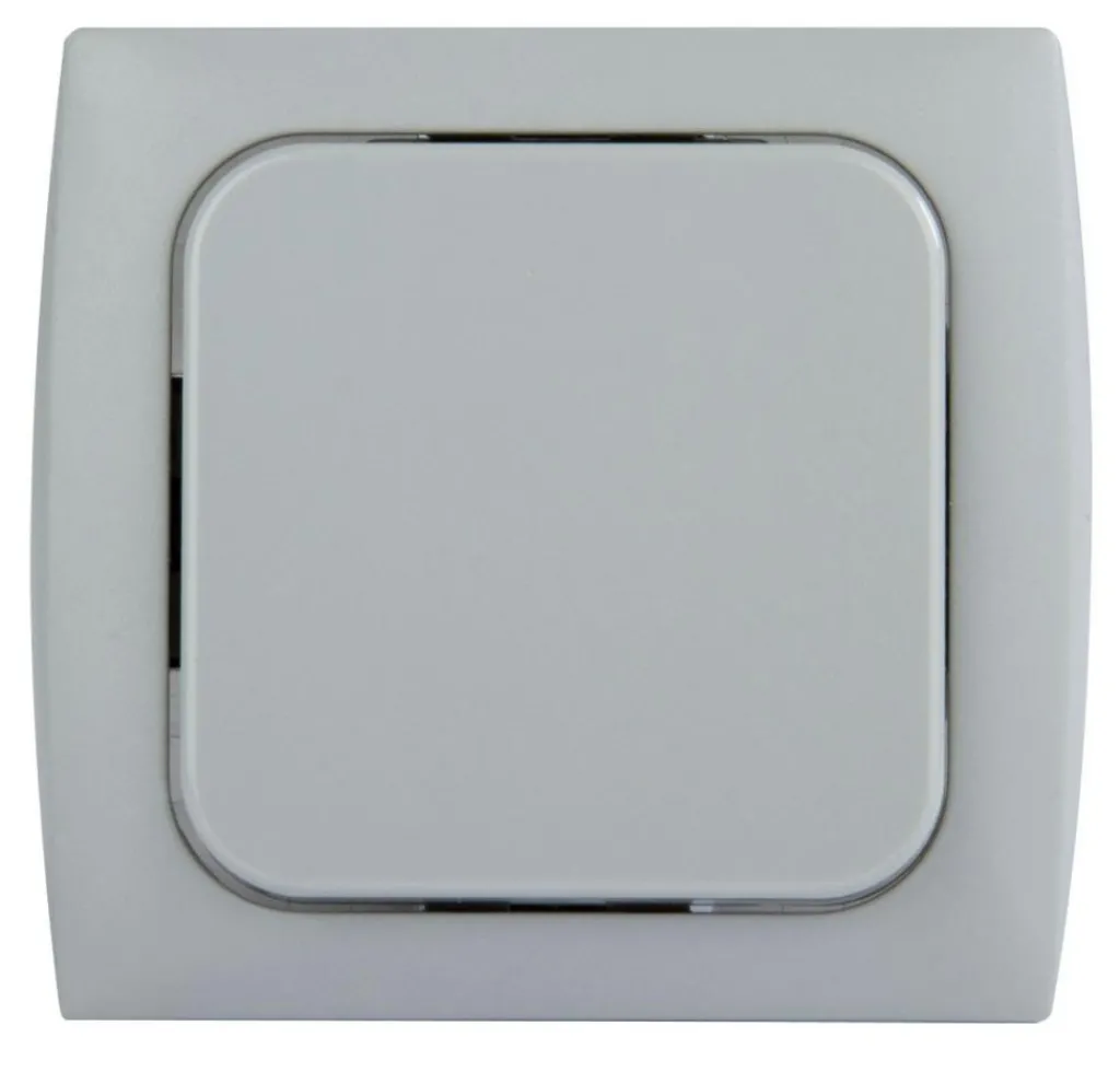 Schakelmateriaal-Haba C-line wipschakelaar grijs