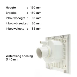 Tankdoorvoeren & Afvoerpluggen-Haba Element Line water invoerdoos wit