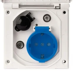 Haba ESB-3 Unit uitvoerdoos wit< Camping Elektra