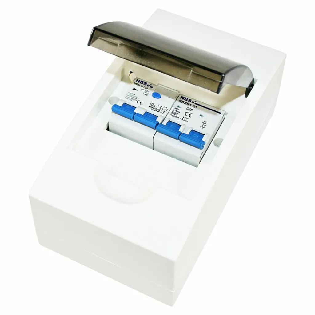 Haba installatiekast 230 volt met aardlek en zekeringautomaat< Zekeringen
