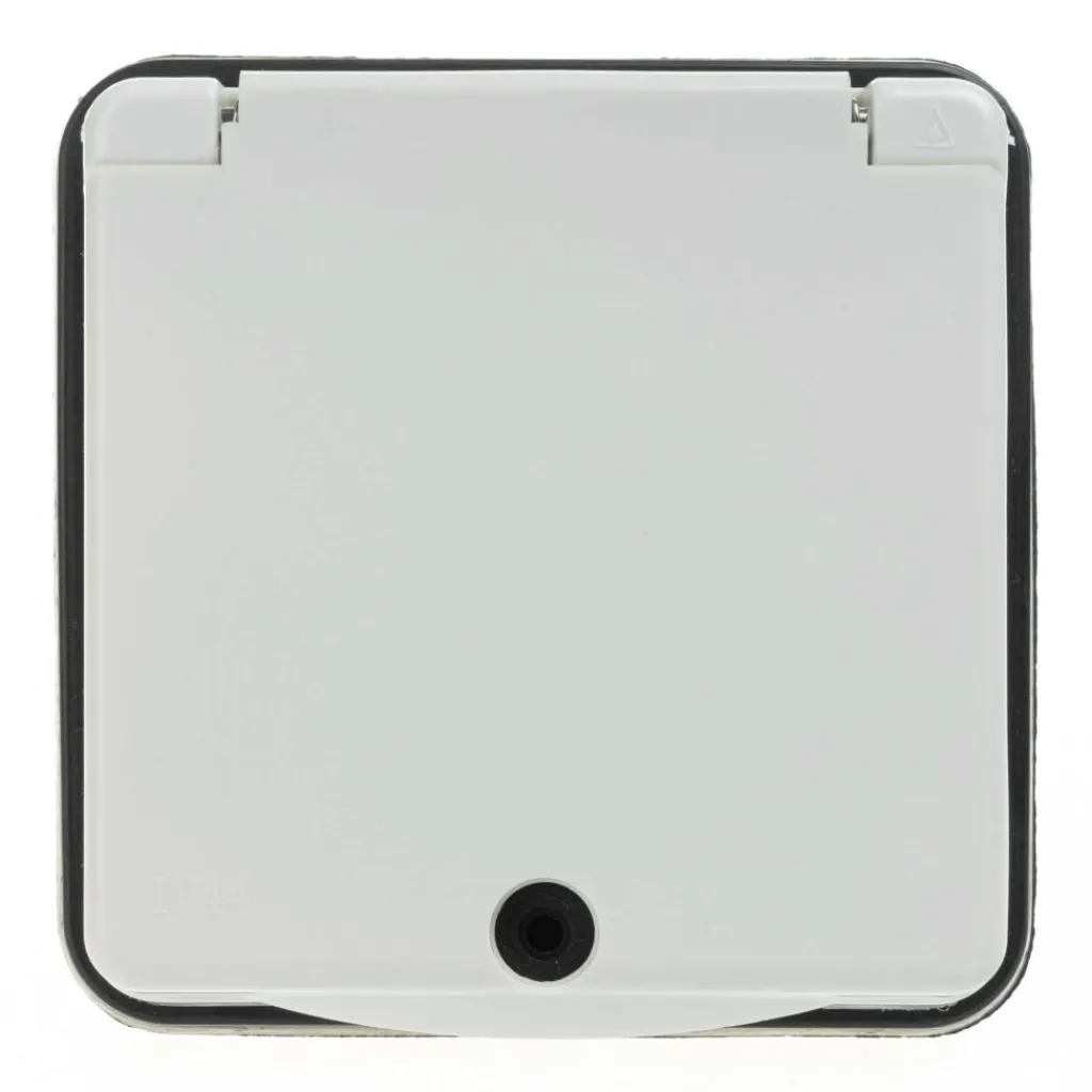 Camping Elektra-Haba wandcontactdoos 230V wit