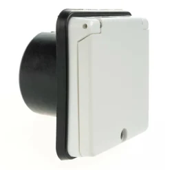 Camping Elektra-Haba wandcontactdoos 230V wit