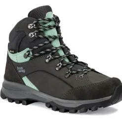 Wandelen|Bergschoenen-Hanwag Alta Bunion II Lady GTX bergschoenen dames asphalt mint