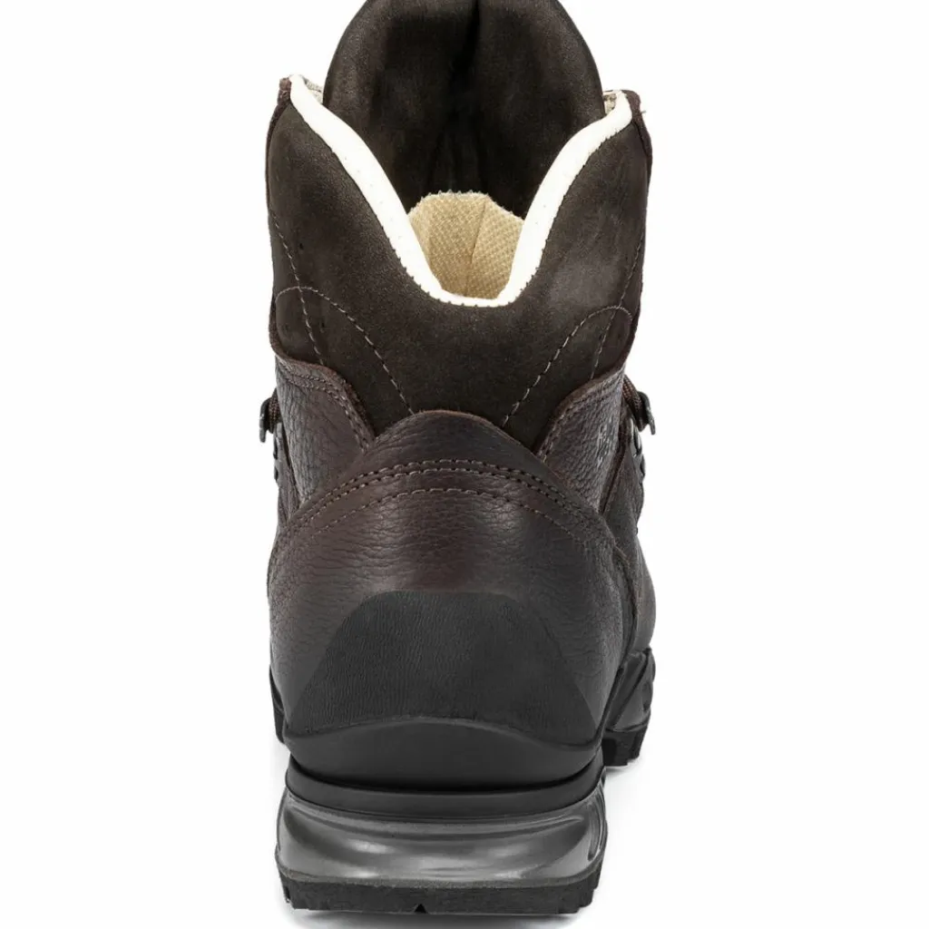 Wandelen|Bergschoenen-Hanwag Lhasa II Wide Lady Mid bergschoenen dames chestnut asphalt