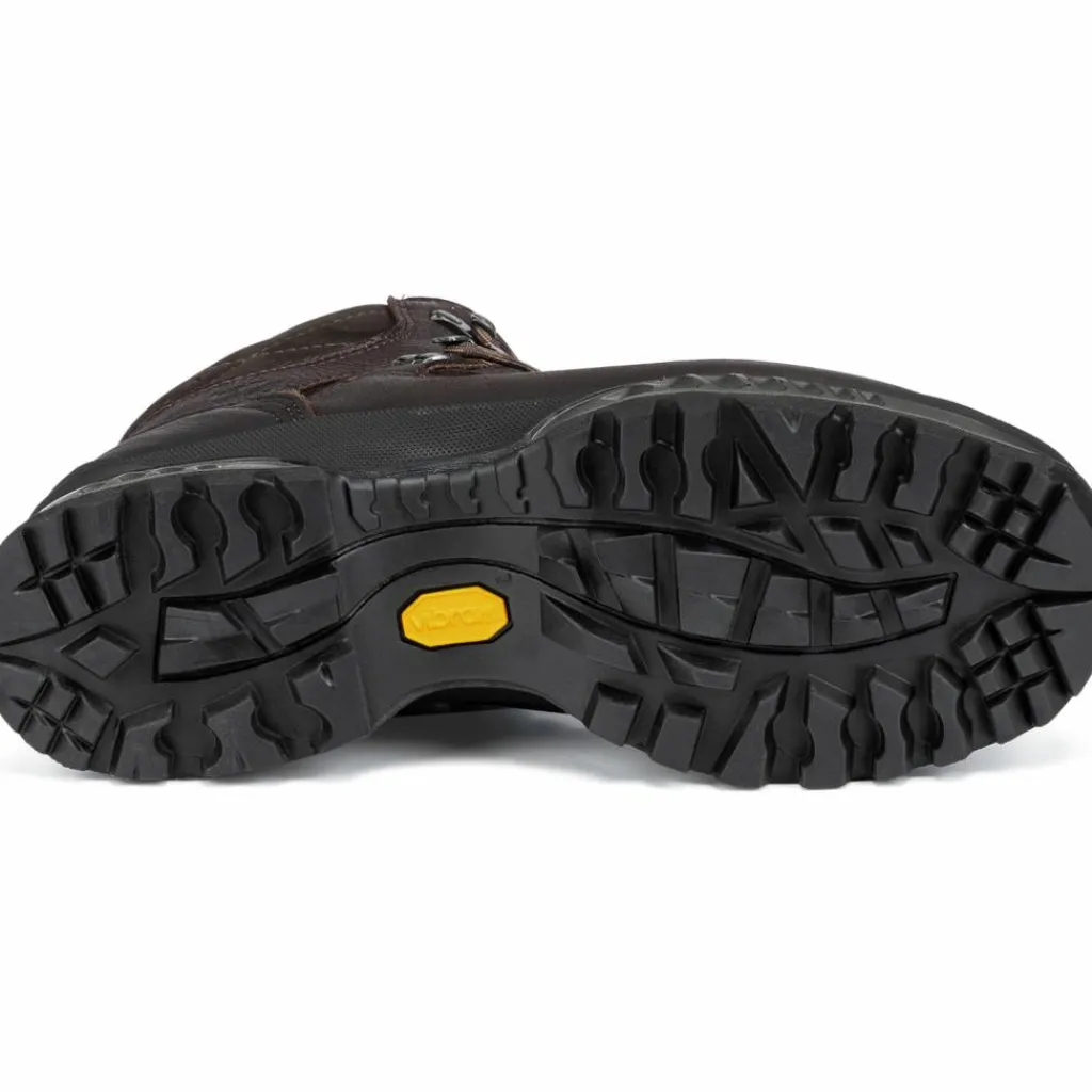 Wandelen|Bergschoenen-Hanwag Lhasa II Wide Lady Mid bergschoenen dames chestnut asphalt