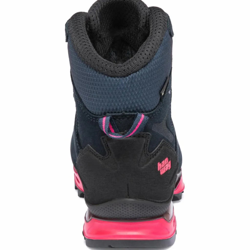 Wandelen|Bergschoenen-Hanwag Makra Trek Lady GTX bergschoenen dames navy pink