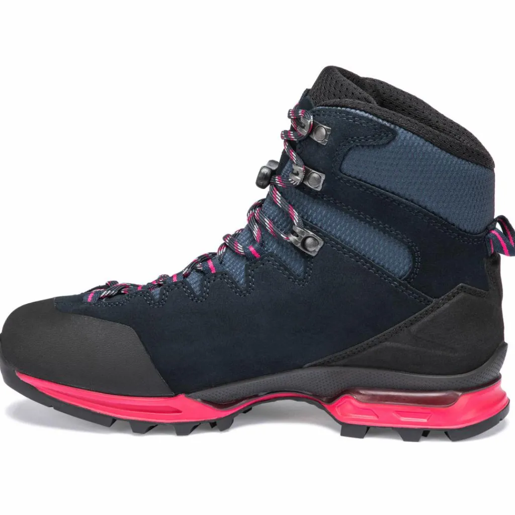 Wandelen|Bergschoenen-Hanwag Makra Trek Lady GTX bergschoenen dames navy pink