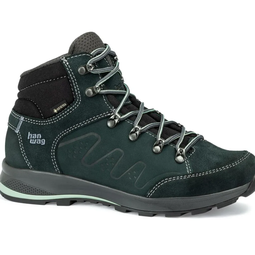 Wandelschoenen|Wandelschoenen-Hanwag Torsby Lady GTX wandelschoenen dames petrol mint
