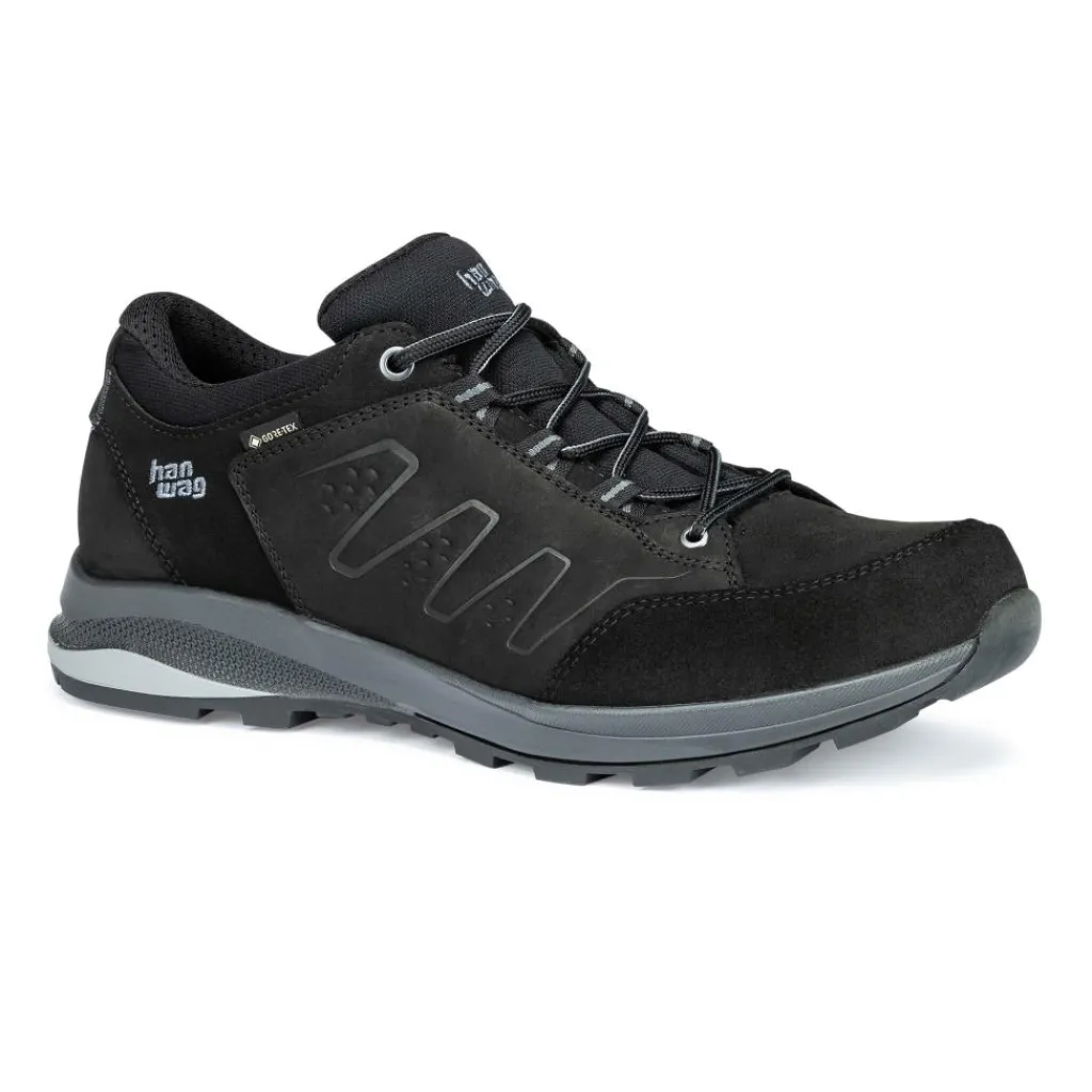 Wandelschoenen|Wandelschoenen-Hanwag Torsby Low SF Extra GTX wandelschoenen heren black asphalt