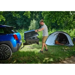 Hapro Boxer 420 L bagagebox hexagon black inclusief platform< Fietsartikelen|Dakkoffers & Accessoires