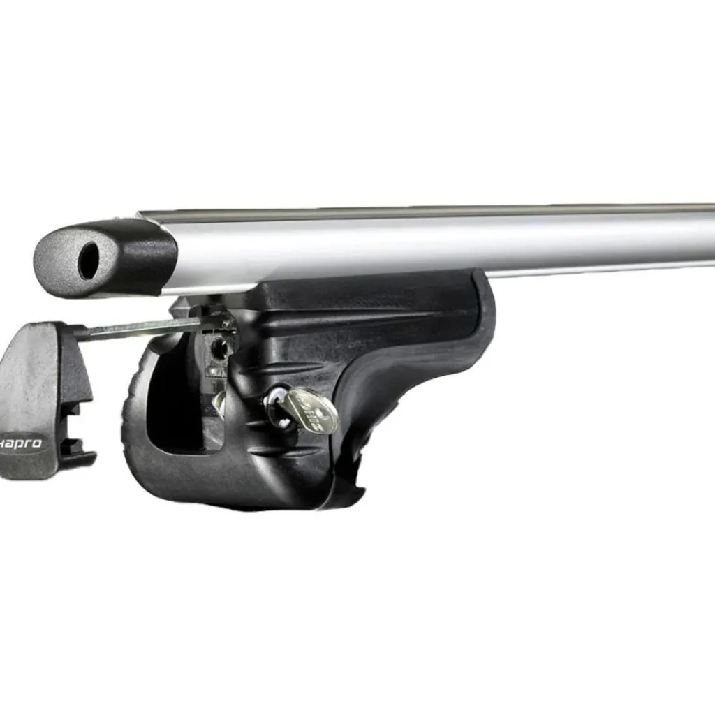 Dakkoffers & Accessoires|Fietsartikelen-Hapro Cronos Aero III dakdrager grey