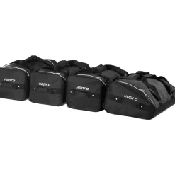 Dakkoffers & Accessoires|Fietsartikelen-Hapro Dakkoffer tassenset 4-delig black