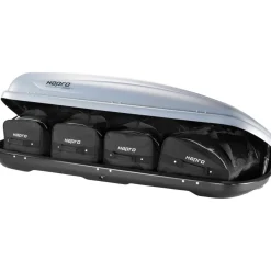 Dakkoffers & Accessoires|Fietsartikelen-Hapro Dakkoffer tassenset 4-delig black